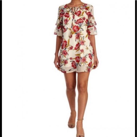 Anthropologie Dresses & Skirts - ANTHRO HAZEL Dress Floral Ruffle Keyhole Multi XL